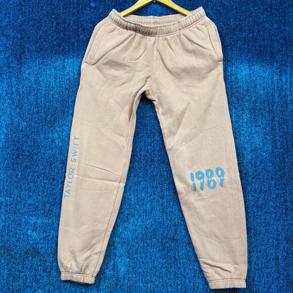 Taylor Swift Pants - Taylor Swift 1989 Taylors Version Album Synth Pop Joggers S